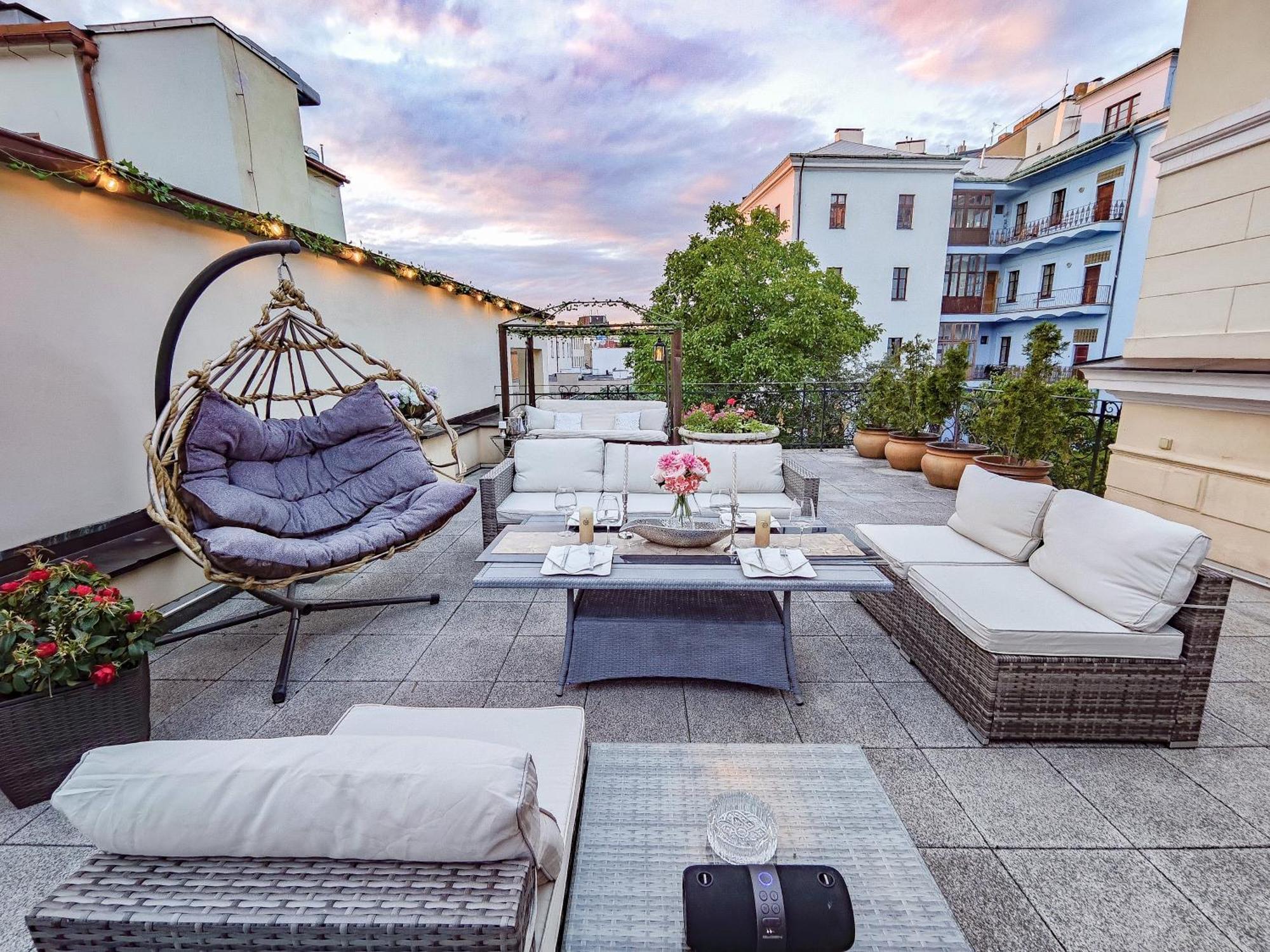 Unique Location With Hot-Tub, Terrace And Garden Villa Prága Kültér fotó